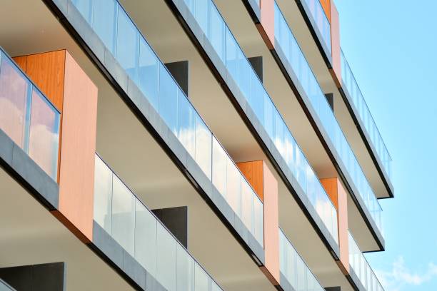istock Facade of a modern apartment building 1147172305