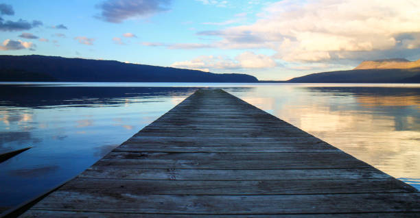 istock pier in Pukenui town 1147176344