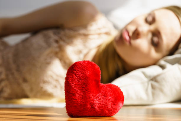 istock Sad woman on Valentines day 1147177364