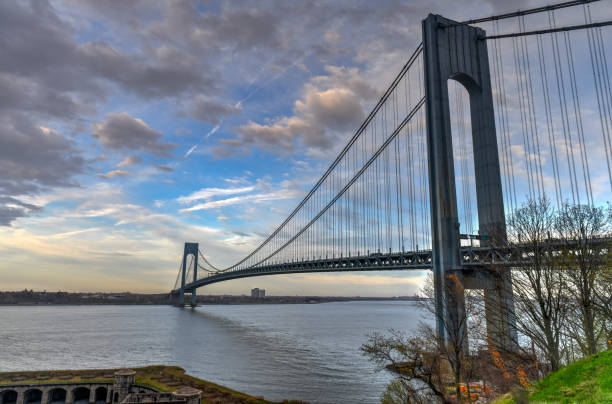 istock Verrazano Bridge at Sunset 1147178660