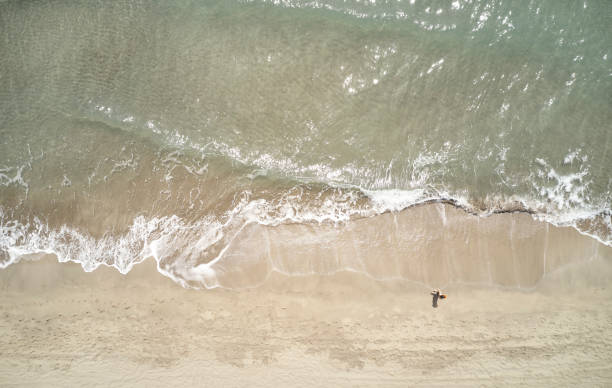 istock An aerial view of the beach in summer 1147181021