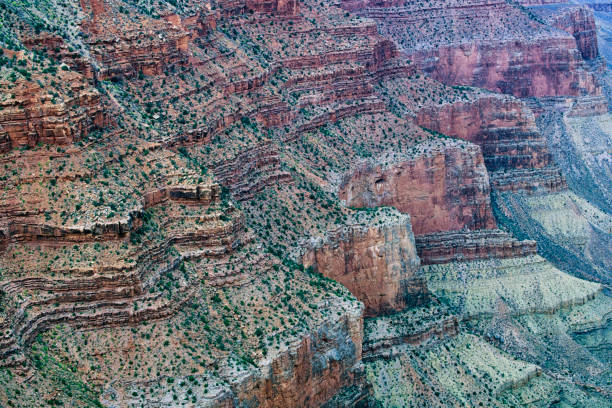 Grand Canyon National Park in Arizona View from the south rim of the Grand Canyon in Arizona barron gorge national park stock pictures, royalty-free photos & images