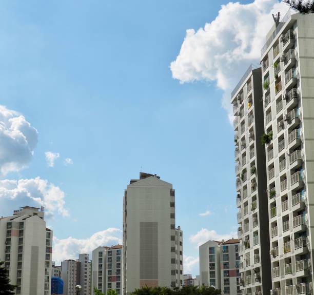istock Apartment in Korea Cheongju City 1147204603