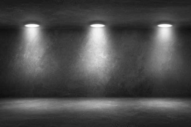 istock Concrete Wall Room with Floor Empty Garage Interior Background 1147219828