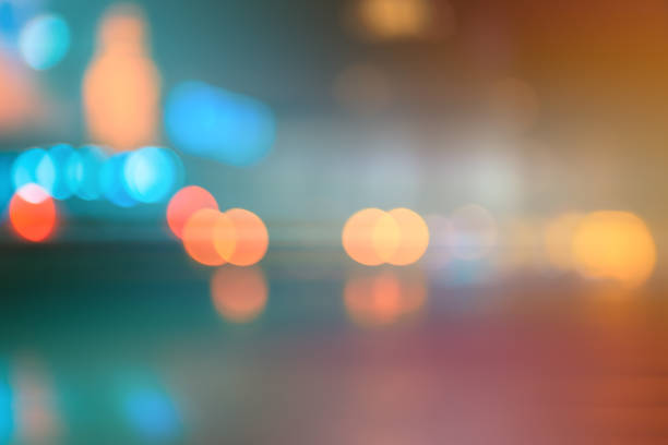 istock Abstract colorful circular bokeh background, abstract background 1147220122