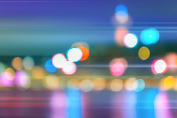 istock Abstract colorful circular bokeh background, abstract background 1147220140