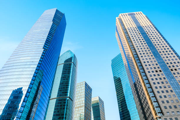 istock low angle view of skyscrapers in Shanghai 1147235936