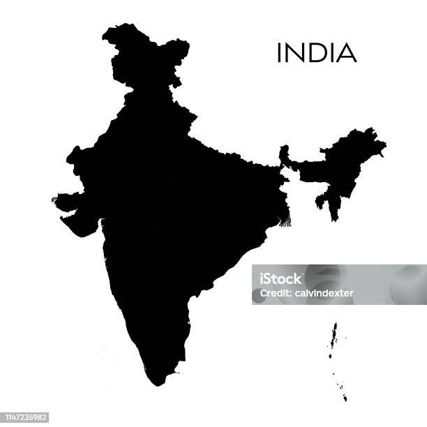 India Map Stock Illustration - Download Image Now - Adventure, Business, Cartography