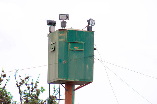 istock watchtower guardhouse observation tower, guard house 1147237808