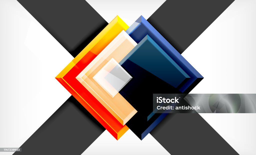 Rectangle Colorful Block Colorful Square And Rectangle Blocks Background Stock Illustration ...