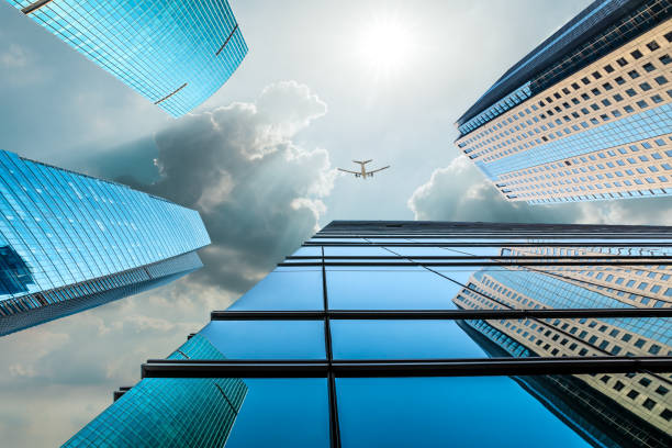 istock low angle view of skyscrapers in Shanghai 1147241398
