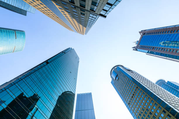 istock Contemporary architectural office building,urban landscape in Shanghai 1147242536
