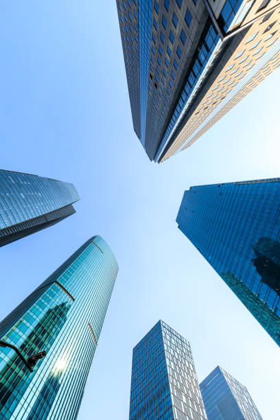 istock low angle view of skyscrapers in Shanghai 1147242944