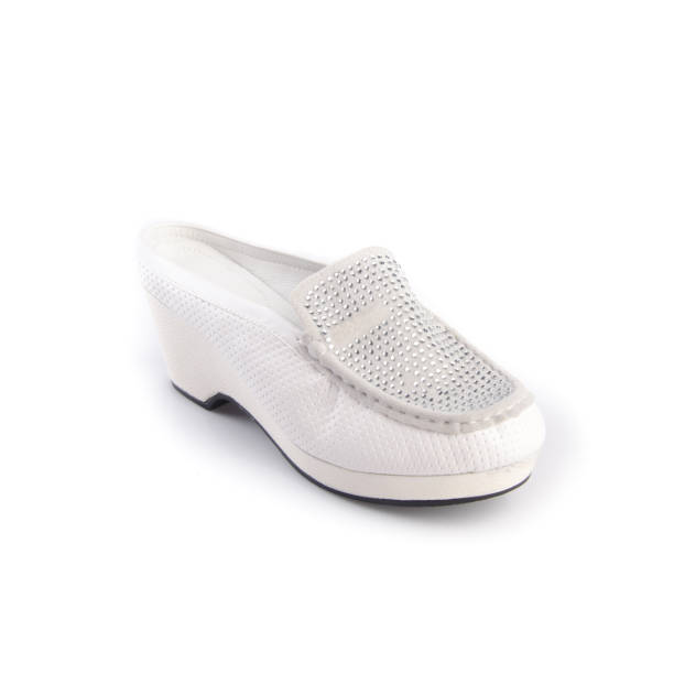 istock woman shoe on a background 1147252878