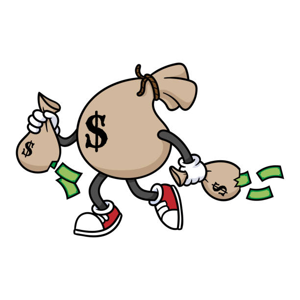Green Money Sign Cartoon Illustrations, Royalty-Free Vector Graphics