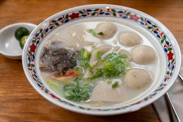istock popular Singaporean fish ball noodle 1147257358