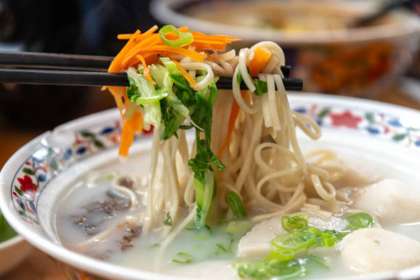istock popular Singaporean fish ball noodle 1147257421