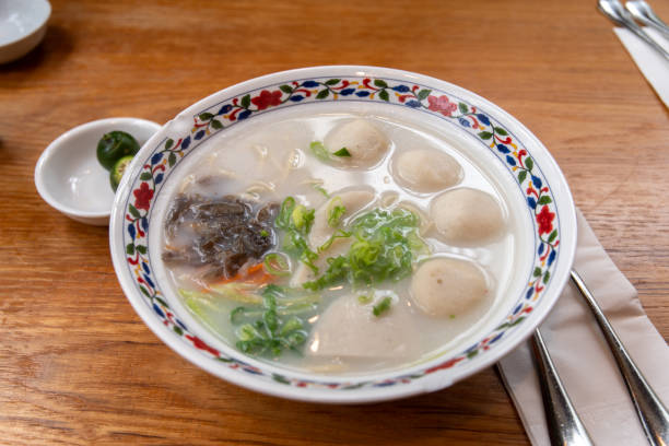 istock popular Singaporean fish ball noodle 1147257491