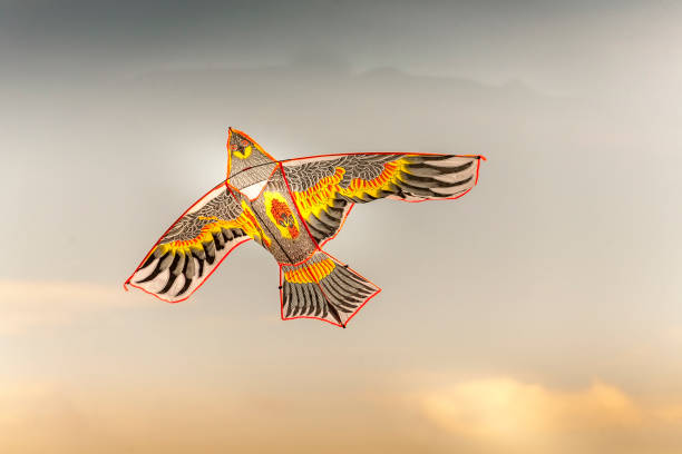 istock A kite flying in the sky for a  perfect freedom feeling mood 1147257668