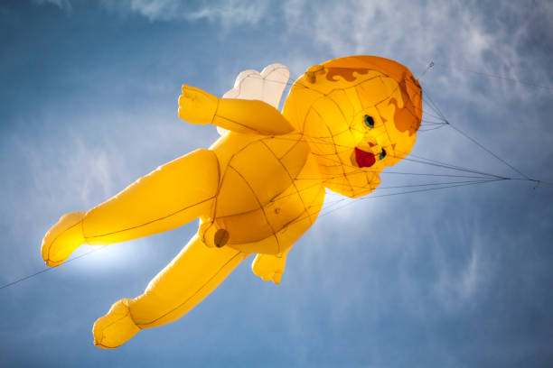 istock A kite flying in the sky for a  perfect freedom feeling mood 1147257702