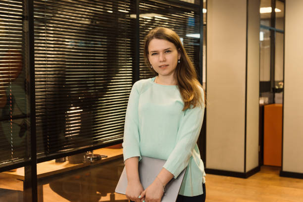 istock Freelancer woman working at co-working or creative space 1147259244