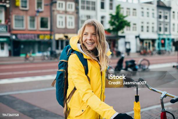 Windy And Cold Day In Utrecht Stock Photo - Download Image Now - Utrecht, People, Netherlands