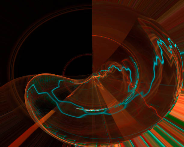 istock abstract digital fractal, fantasy design 1147260603