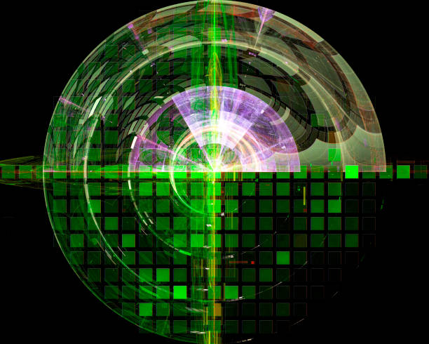 istock abstract digital fractal, fantasy design 1147260604