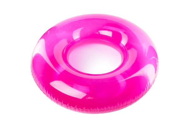 kolorowy pierścień pływacki - swimming tube inflatable circle zdjęcia i obrazy z banku zdjęć