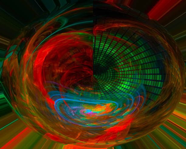 istock abstract digital fractal, fantasy design 1147263249