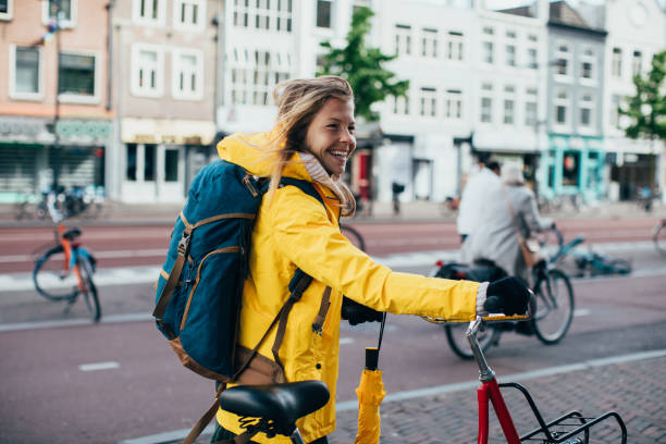 istock Windy and cold day in Utrecht 1147265276