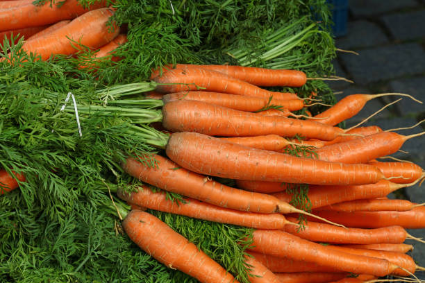 istock High Angle View Of Carrots At Market Stall 1147271751