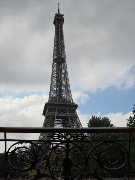 istock Eiffel Tower seen from a Parisian apartment 1147271892