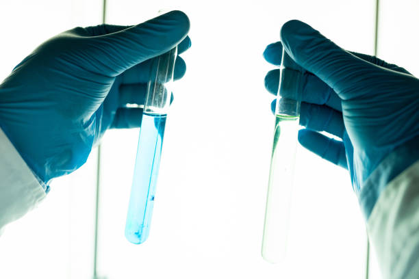 istock Comparing chemical liquids in test tubes 1147277054