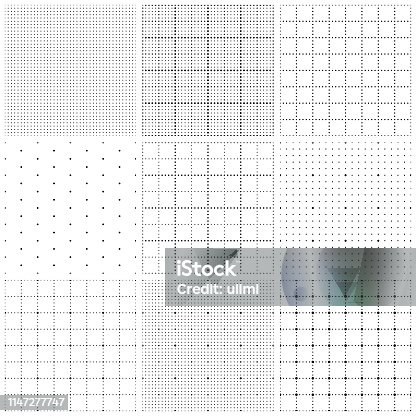 istock Seamless graph paper with dots 1147277747