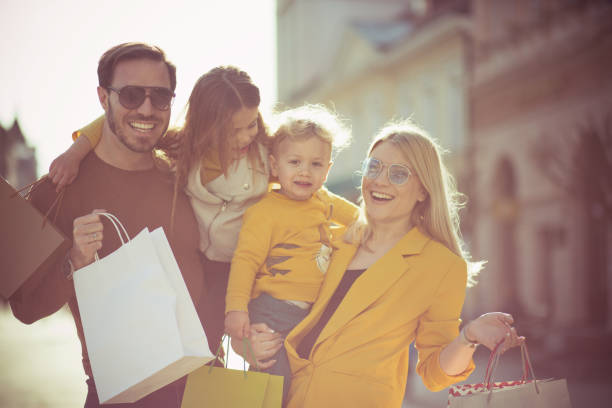 istock Shopping time for the whole family. 1147277786