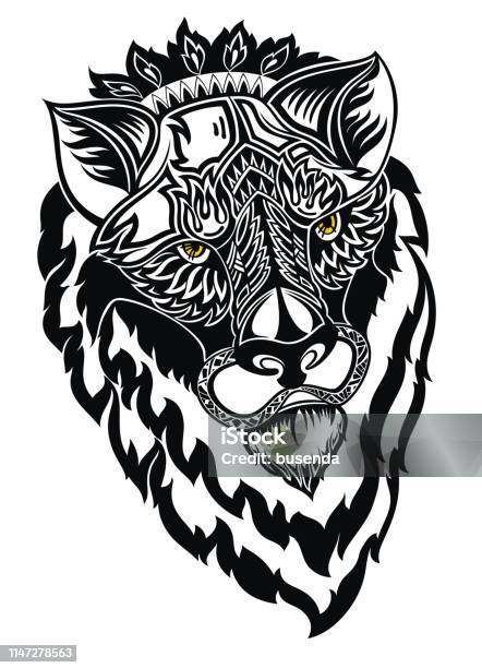 Head Of Lion Stock Illustration - Download Image Now - Abstract, Animal, Animal Body Part