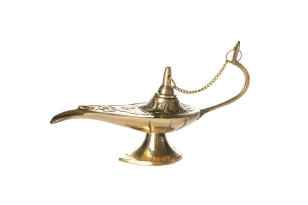 istock Magic Aladdin Lamp isolated on white background 1147281651