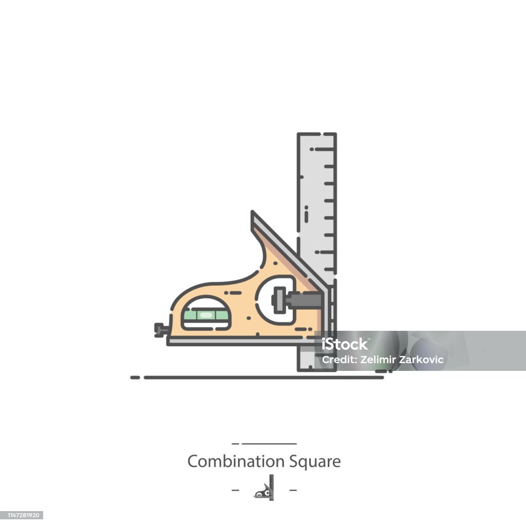 Combination Square Function Combination Square Stock Illustration - Download Image Now - Accuracy ...