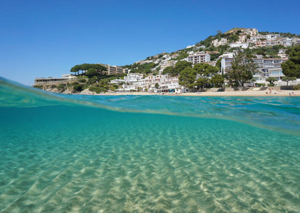 istock Sandy seabed and coastline Spain Costa Brava 1147284630