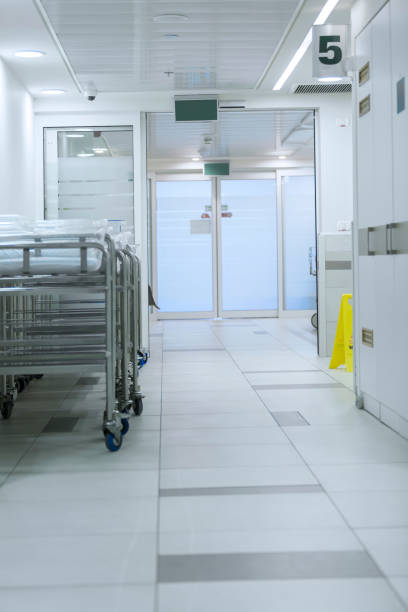 istock Medical clinic corridor 1147285670