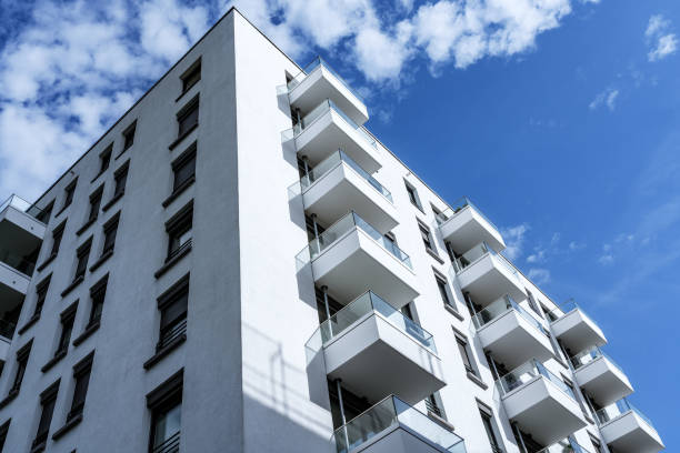 istock New white apartment house with balconies 1147286170