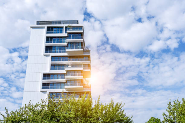 istock New white apartment house with balconies 1147286250