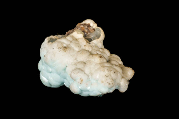 istock Macro stone cobalt calcite mineral on a black background 1147289269