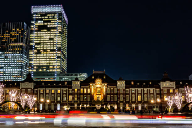 istock Tokyo, Japan - December 20, 2017: Illumination at Tokyo Station 1147291973