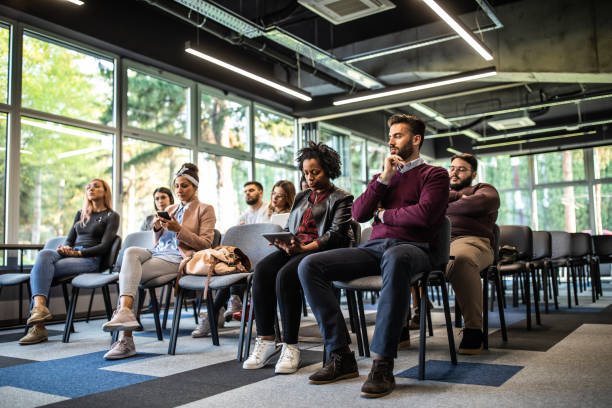 istock Audience on business conference 1147292774