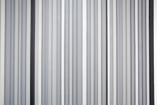 istock Background of gray scale texture strip in vertical line 1147294571