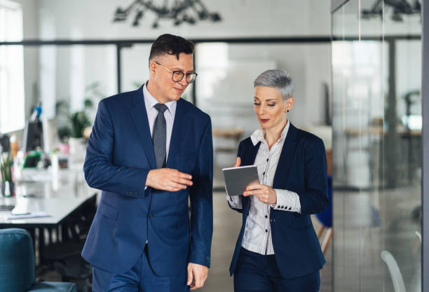 istock Business partners in discussion 1147294652