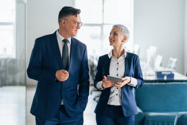 istock Business partners in discussion 1147294669