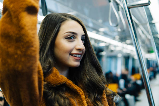 istock Young woman in underground 1147294895